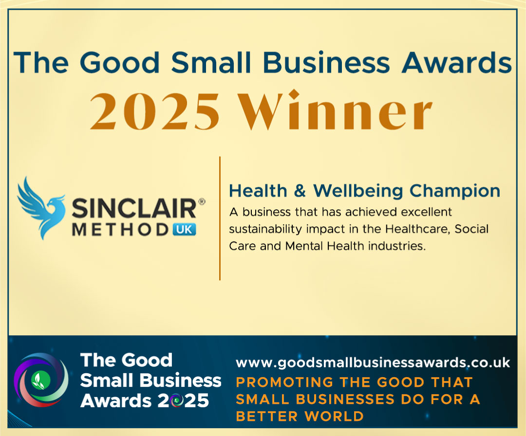 Sinclair Method UK Health and Wellbeing Champion winner at the Good Small Business Awards 2025