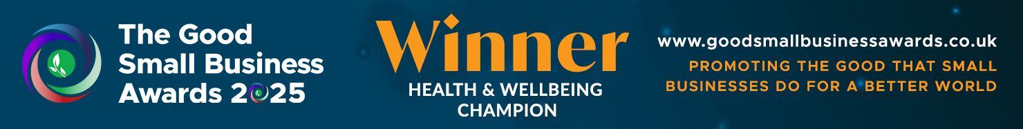 Sinclair Method UK Health and Wellbeing Champion winner at the Good Small Business Awards 2025