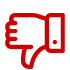 Red cross icon showing when the Sinclair Method may not be suitable