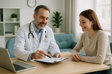Medical assessment and private consultation for the Sinclair Method