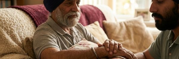Sikh family finding hope and support together